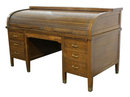 12.4144 Antique American Banker's Golden Oak