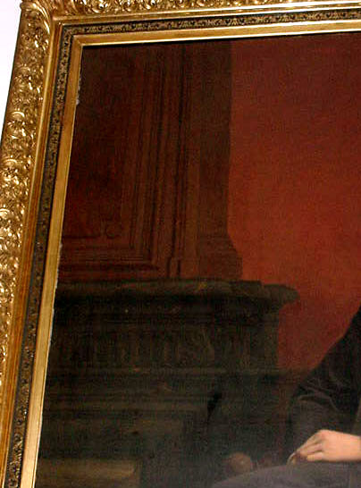 77.6773 Life-Sized Portrait of Distinguished Gentleman in Gilt Frame