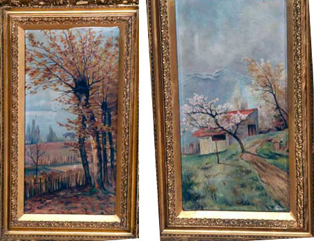 6792 The Four Seasons Paintings by Augustin De Boecke