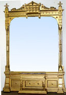 6793 Gilded Victorian Aesthetic Hall Mirror