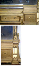 6793 Gilded Victorian Aesthetic Hall Mirror