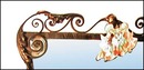 32.2507 Art Deco Wrought Iron Dressing Mirror