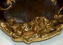 6805 Round Bronze Plate with Grape Vines