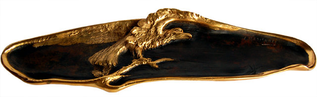 6806 Pencil Bronze Plate with Eagle