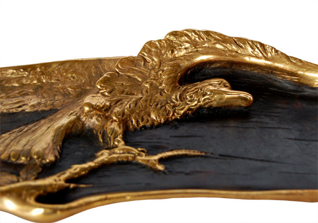 6806 Pencil Bronze Plate with Eagle