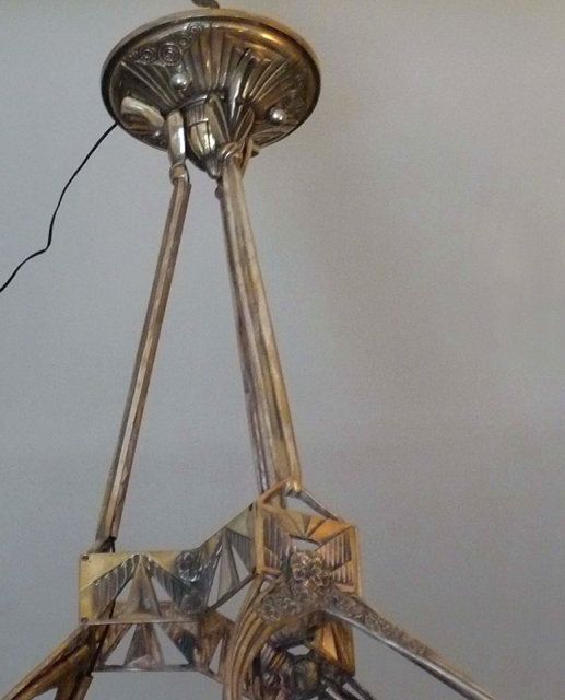 6826 Stunning Art Deco Lorrain Chandelier