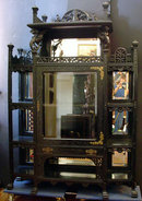 38.6925 Antique American Eastlake Etagere with Griffins