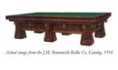 6928 Brunswick Six-Legged Kling Table
