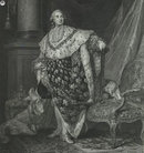 6943 Pair Intricately Detailed Portraits of Louis XVI and Marie Antoinette
