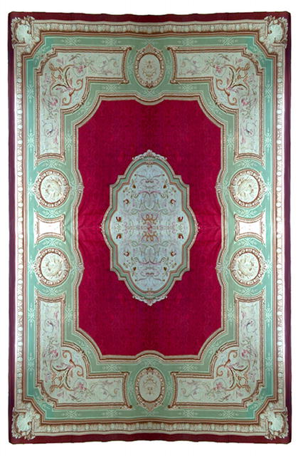 87.357 French 19th C. Aubusson Palace Rug