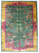 6968 Antique Art Deco Chinese Rug