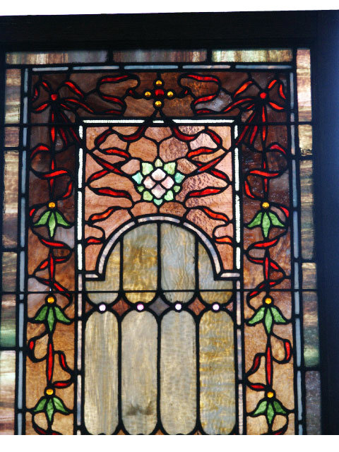 6955 Leaded Stained Glass Window