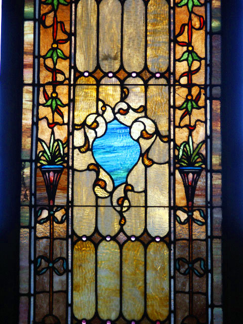 6955 Leaded Stained Glass Window