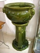 7031 Green Majolica Planter