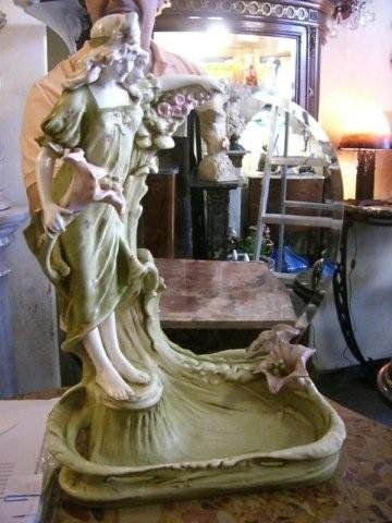 7033 Art Noveau Lady Mirror