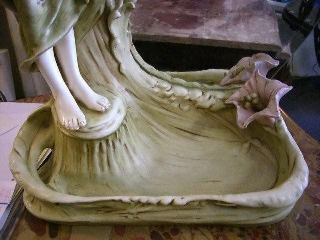 7033 Art Noveau Lady Mirror