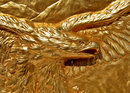 82.7039 Pair of Antique Gilt Bronze Eagle Bookends