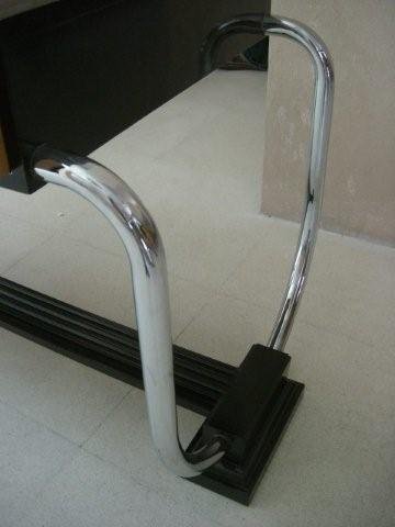 7067 Art Deco Table/Desk with Chrome Handles