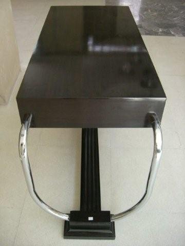 7067 Art Deco Table/Desk with Chrome Handles