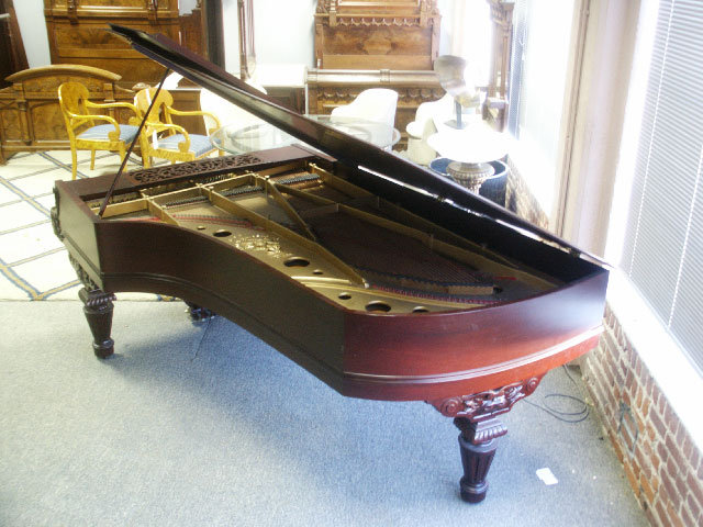 2412 Chickering Antique Parlor Grand Piano