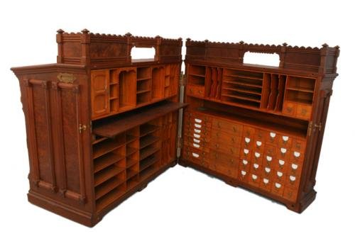 7100 Moore Combination Cabinet Desk c. 1878