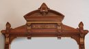 7104 Renaissance Revival Carved Walnut Overmantel Mirror