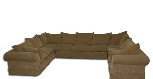 6159 Large Down Filled 4-Piece Sectional Sofa