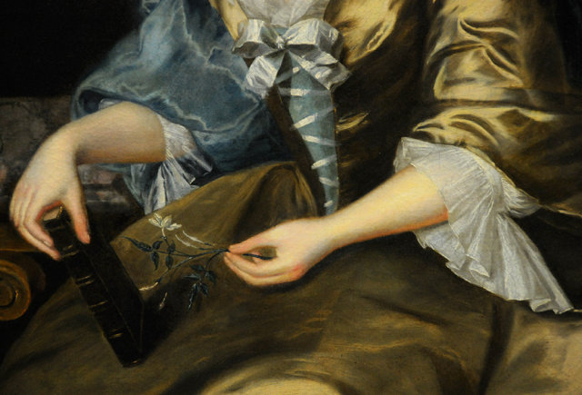 7211 19th C. Oil on Canvas Portrait of a Lady