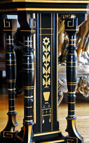 69.335 Antique Victorian Marble Top Pedestal