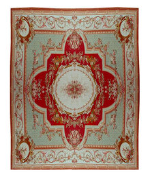 87.4751 19th C. French Aubusson Palace Rug