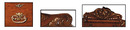 49.743 19th C. American 4 pc. Walnut & Burl Bedroom Suite