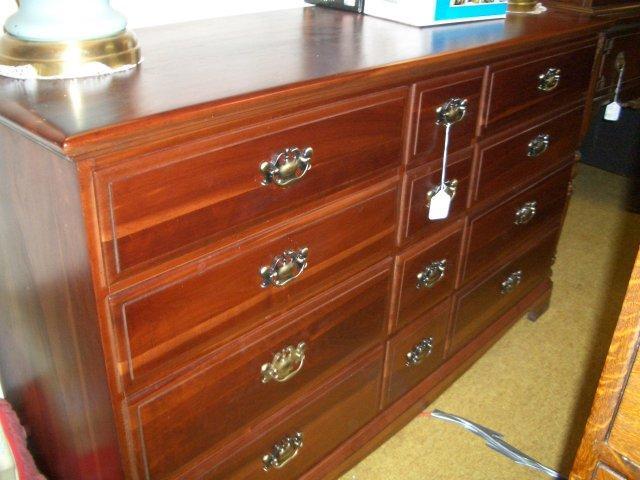 Cherry triple dresser