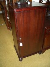 Mahogany record cabinet