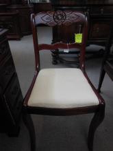 Mahogany side chair