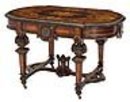 Inlaid Rosewood Center Table