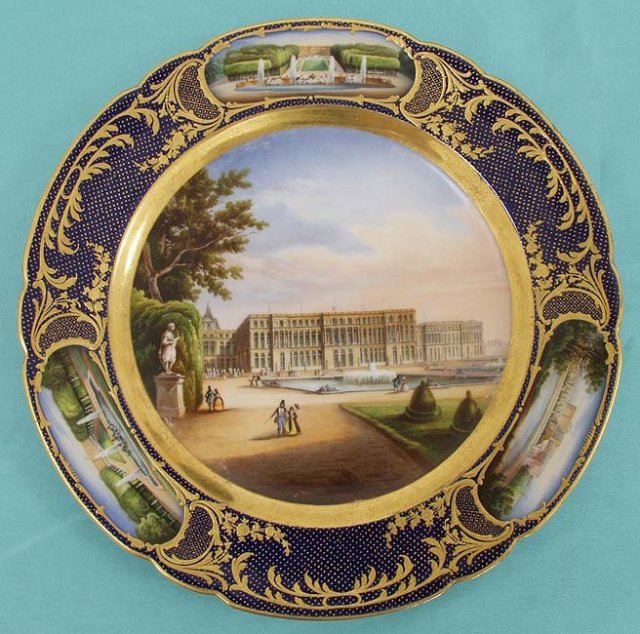 Pair of Scenic Painted Plates