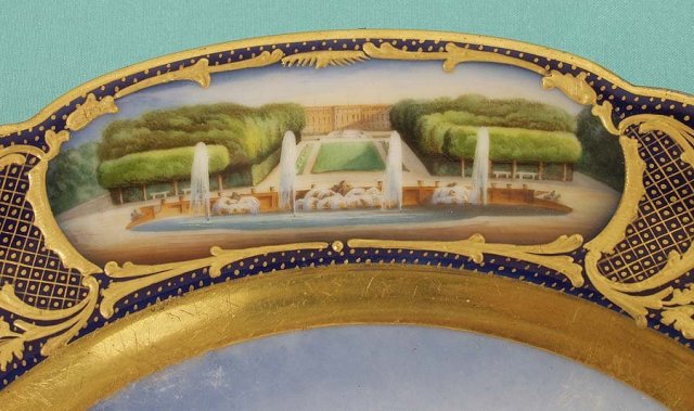 Pair of Scenic Painted Plates