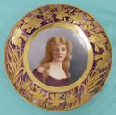 Painted Portrait Plate
