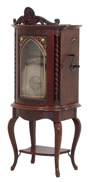 Regina automatic changer upright music box