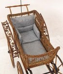 Wakefield wicker baby buggy
