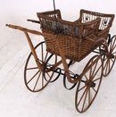 Wakefield wicker baby buggy