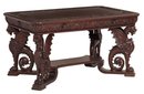 R.J. Horner mahogany partner's table