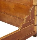 Victorian maple faux bamboo full size bed