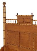 Victorian maple faux bamboo full size bed