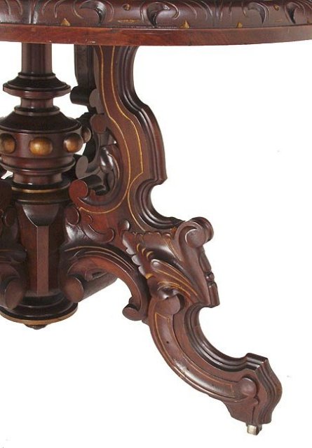 Massive walnut table by Thomas Brooks