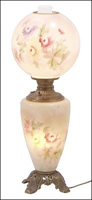 Floral GWTW lamp