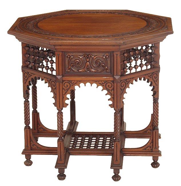 Octagonal Mahogany Table