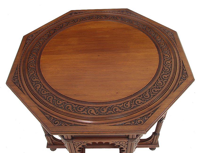 Octagonal Mahogany Table