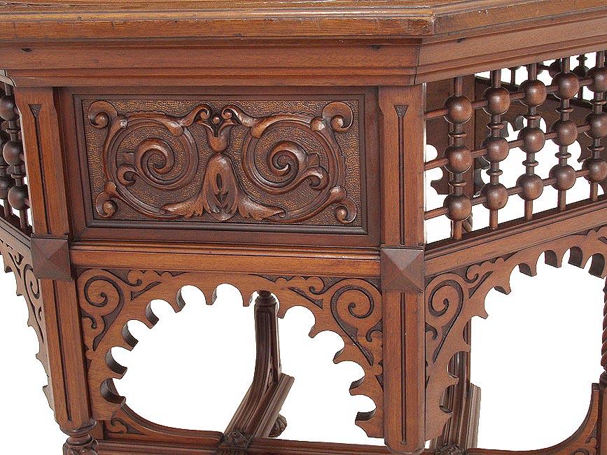 Octagonal Mahogany Table