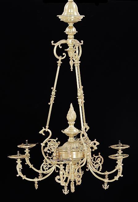 Six Arm Chandelier